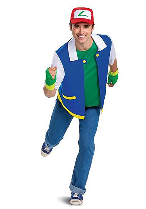 ash pokemon trainer costume|ash ketchum costume adult.